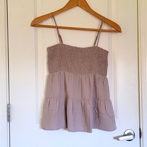 Paper Crane Cream Colored Camisole with Adjustable Straps Sz Small